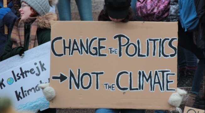 fridays for future climate strike sign